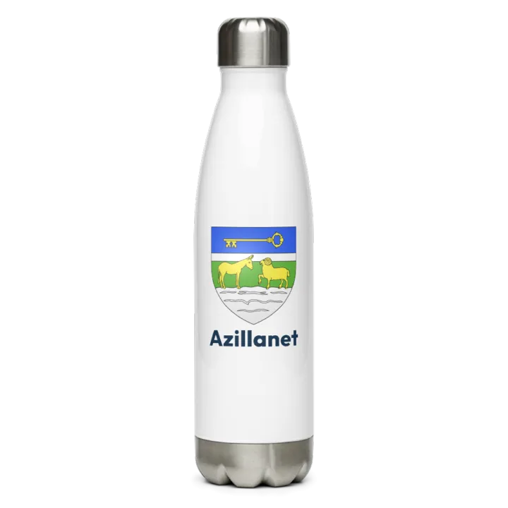 Gourde inox blason de Azillanet