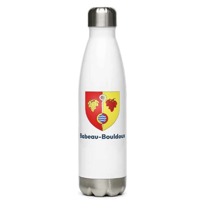 Gourde inox blason de Babeau-Bouldoux