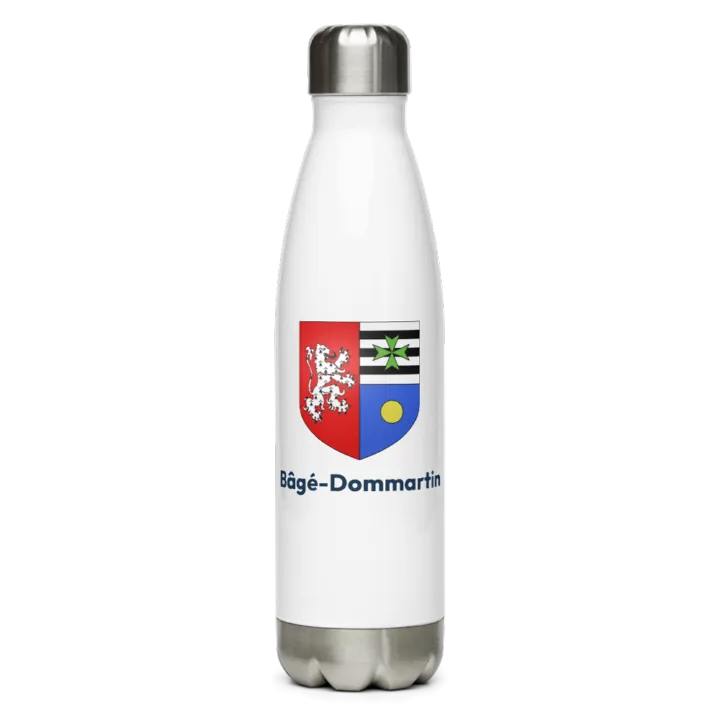 Gourde inox blason de Bâgé-Dommartin