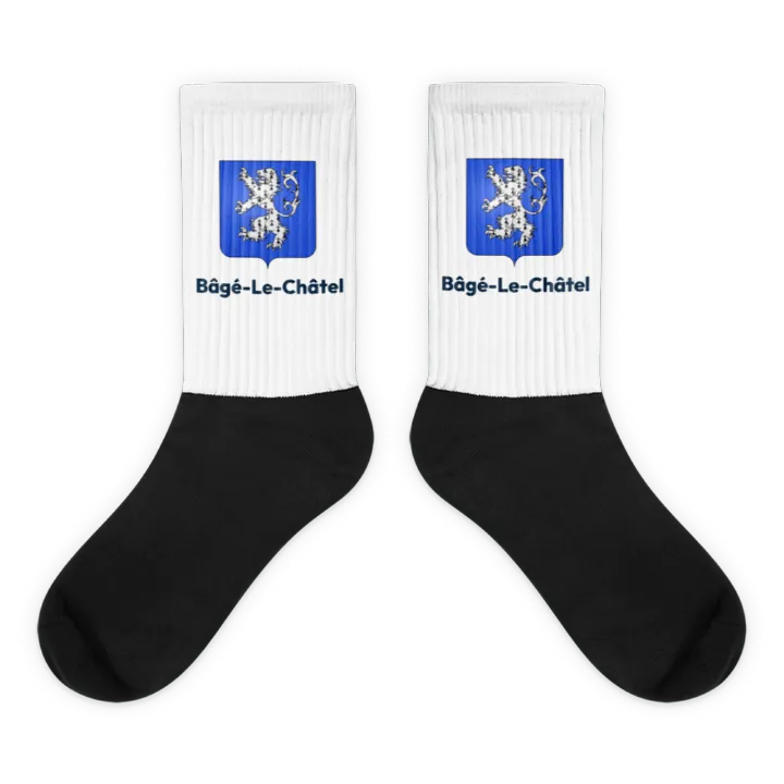 Chaussettes — blason de Bâgé-le-Châtel