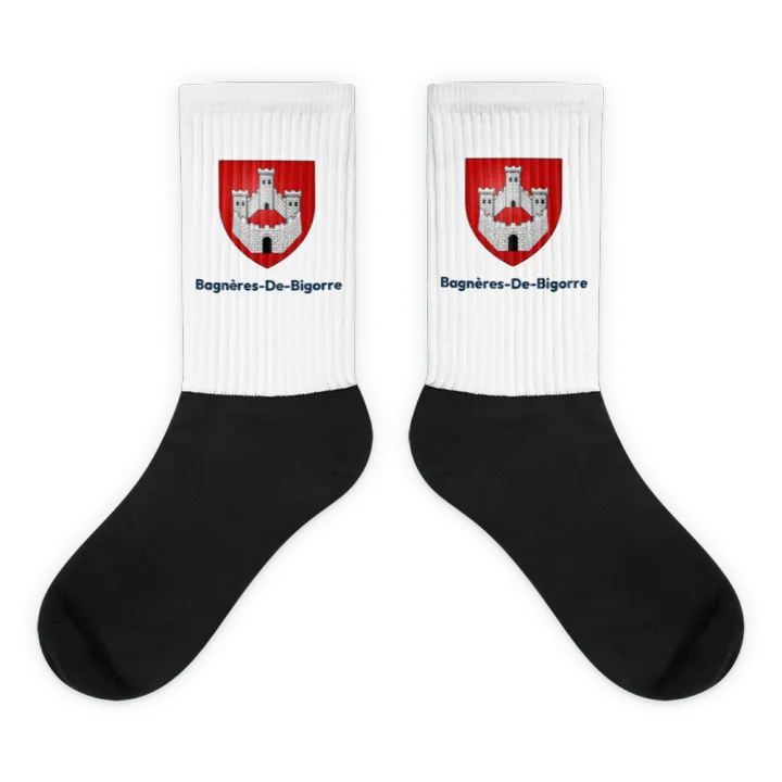 Chaussettes — blason de Bagnères-de-Bigorre