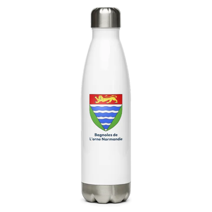 Gourde inox blason de Bagnoles de l'Orne Normandie