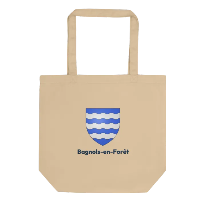 Tote bag coton bio — blason de Bagnols-en-Forêt