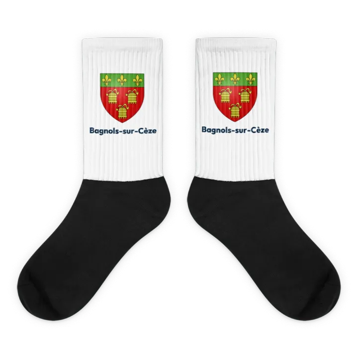 Chaussettes — blason de Bagnols-sur-Cèze