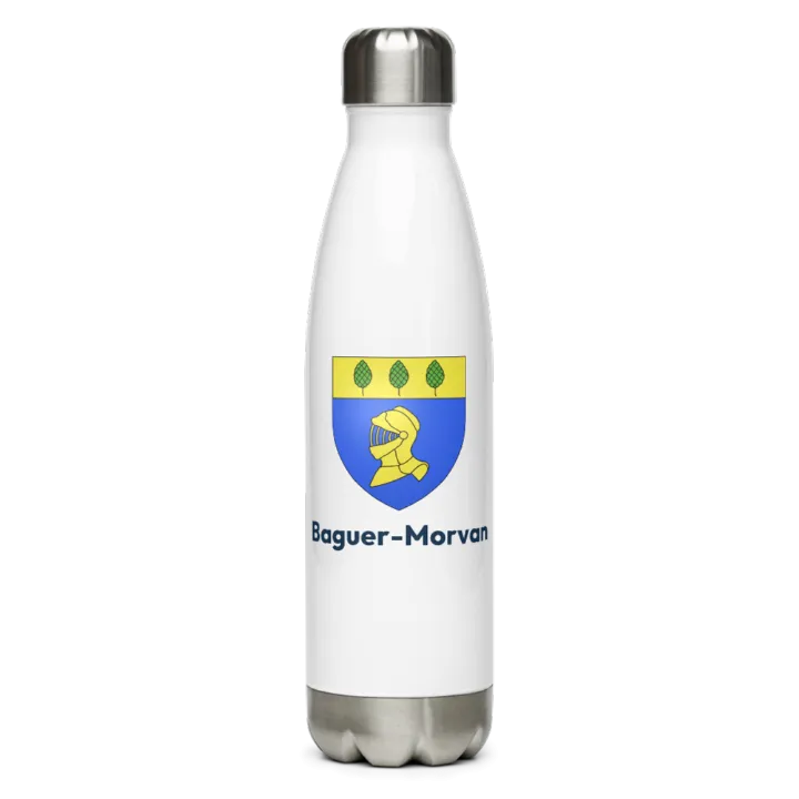 Gourde inox blason de Baguer-Morvan