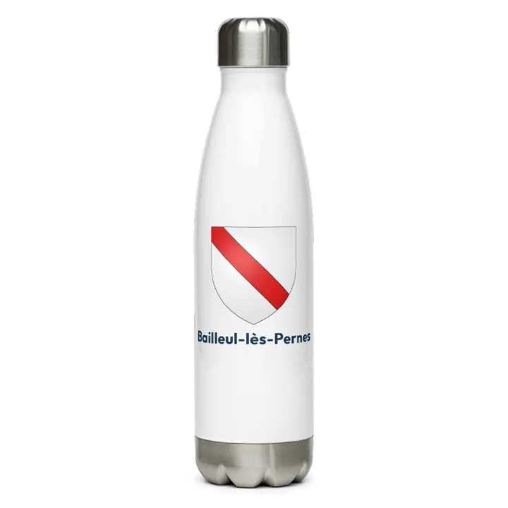 Gourde inox blason de Bailleul-lès-Pernes