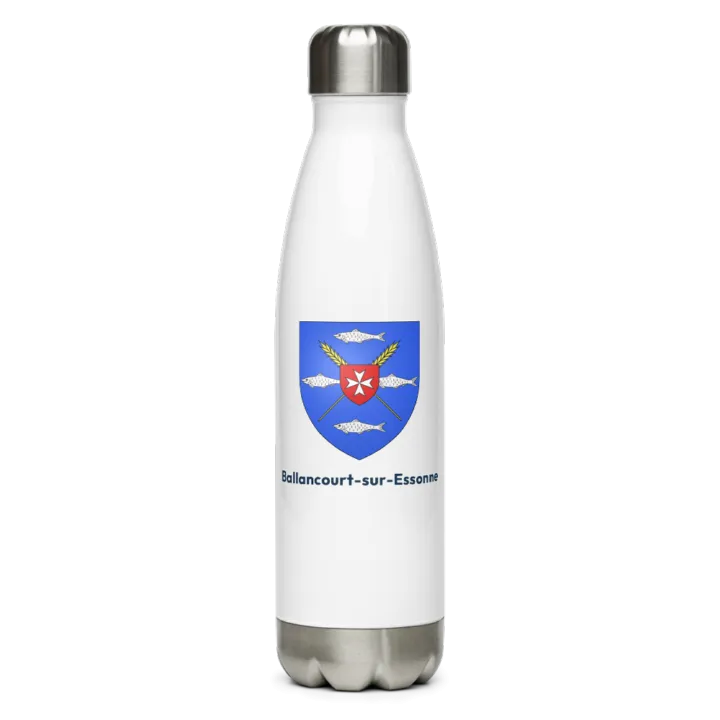 Gourde inox — blason de Ballancourt-sur-Essonne
