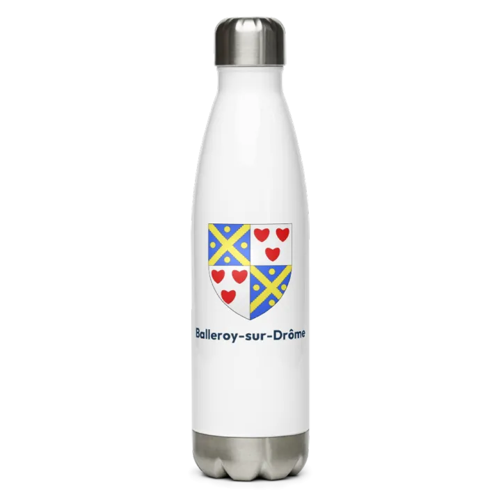 Gourde inox blason de Balleroy-sur-Drôme