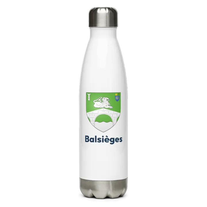 Gourde inox — blason de Balsièges
