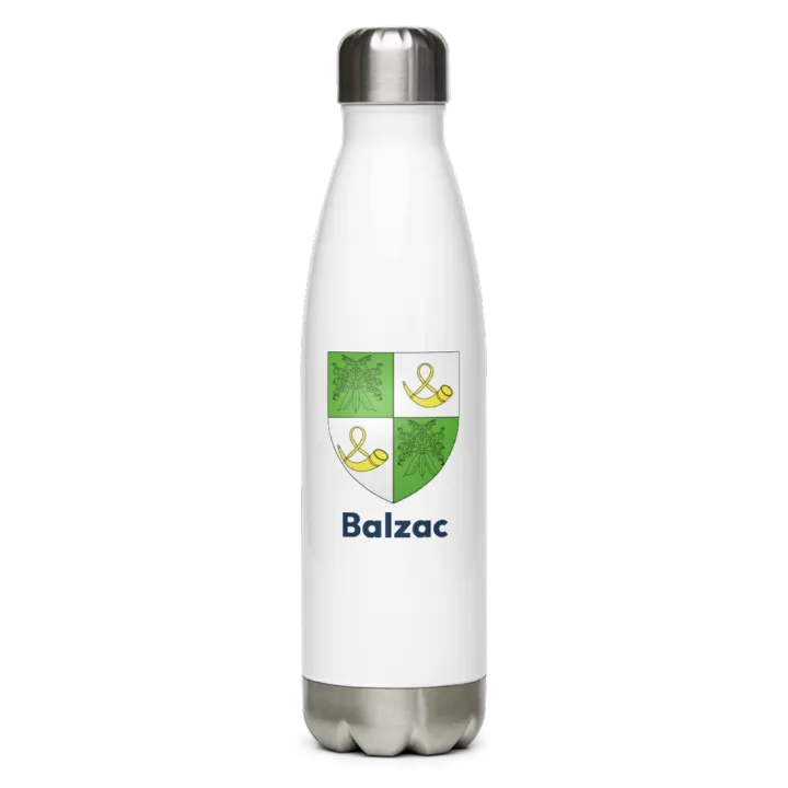 Gourde inox blason de Balzac