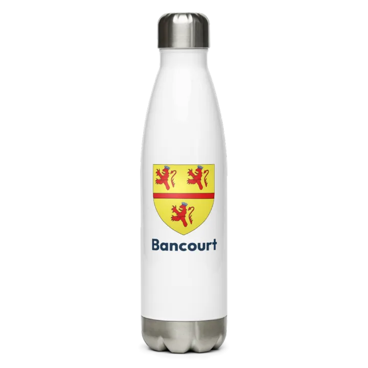 Gourde inox blason de Bancourt