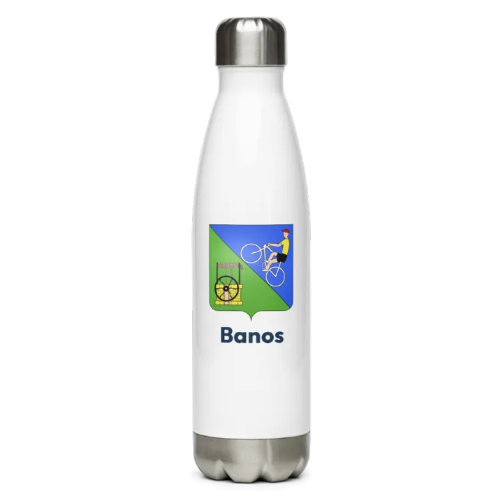 Gourde inox blason de Banos