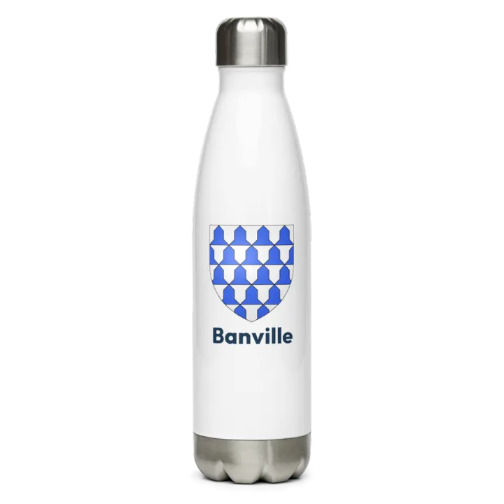 Gourde inox blason de Banville