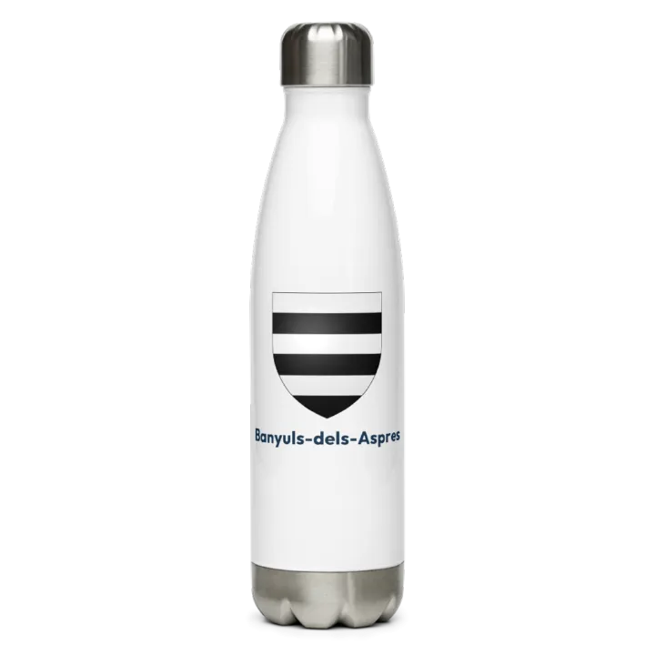 Gourde inox blason de Banyuls-dels-Aspres