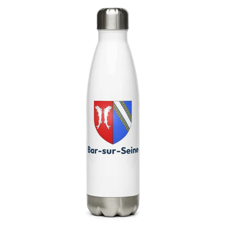 Gourde inox blason de Bar-sur-Seine