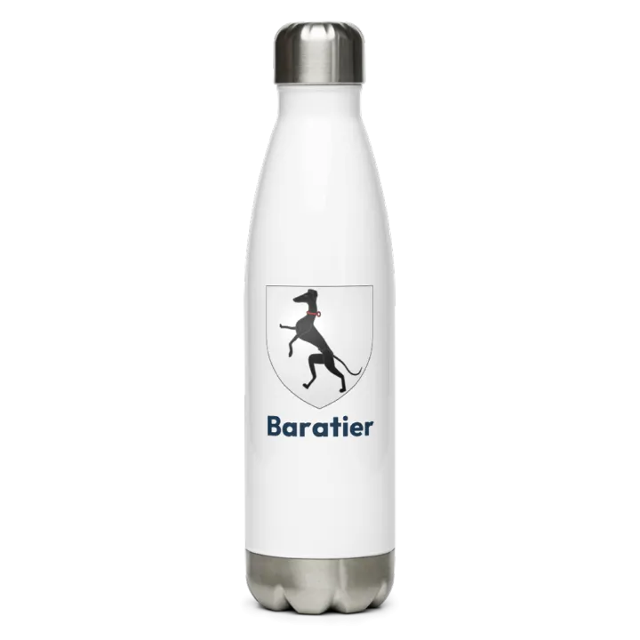 Gourde inox blason de Baratier