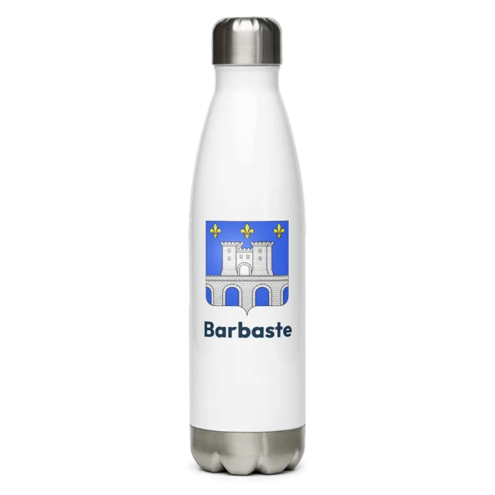 Gourde inox blason de Barbaste