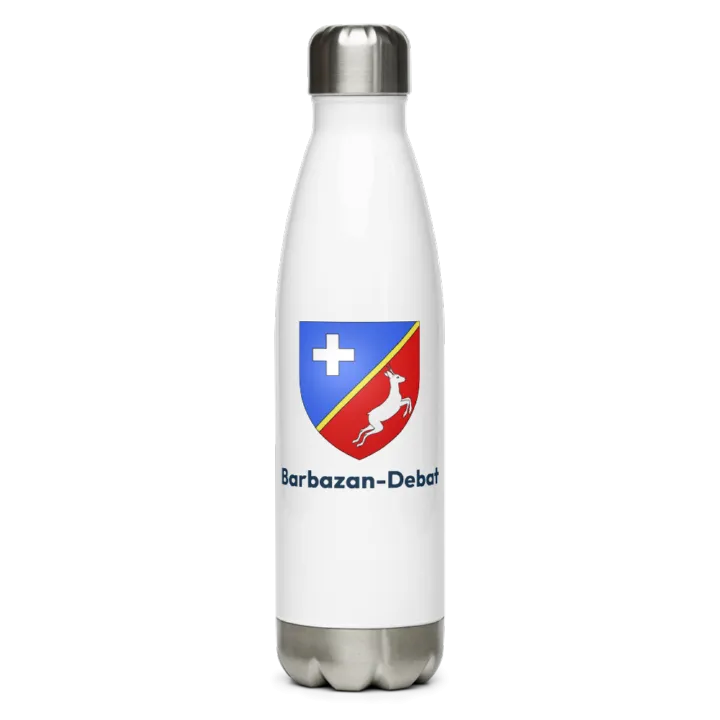 Gourde inox blason de Barbazan-Debat