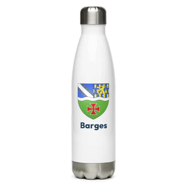 Gourde inox blason de Barges