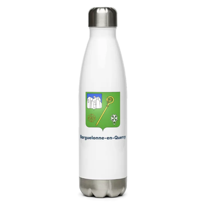 Gourde inox blason de Barguelonne-en-Quercy