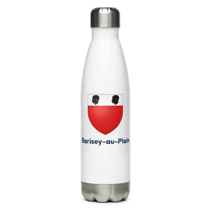 Gourde inox — blason de Barisey-au-Plain