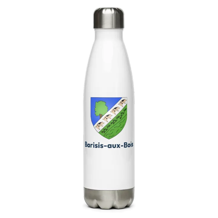 Gourde inox blason de Barisis-aux-Bois