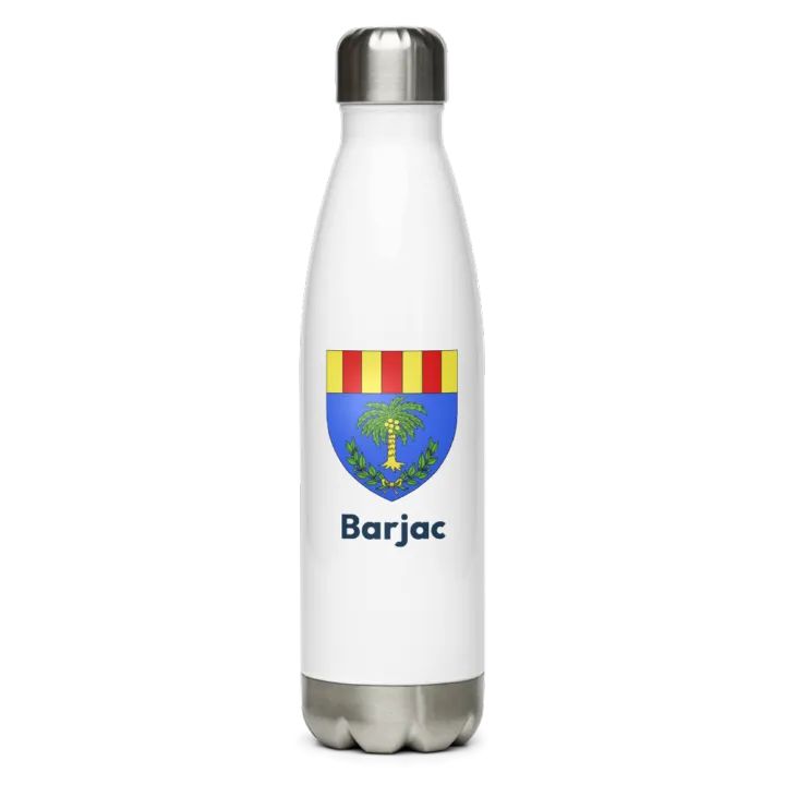 Gourde inox blason de Barjac
