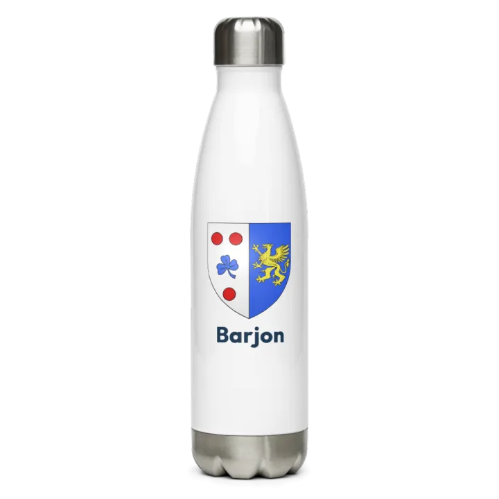 Gourde inox blason de Barjon