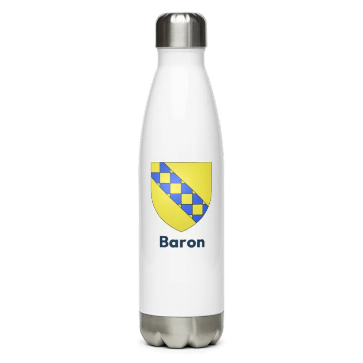 Gourde inox blason de Baron