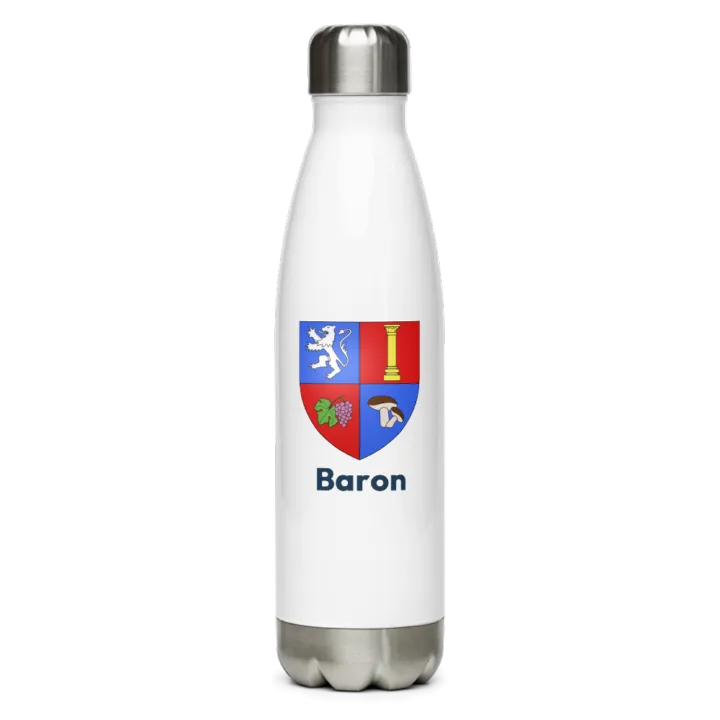 Gourde inox blason de Baron