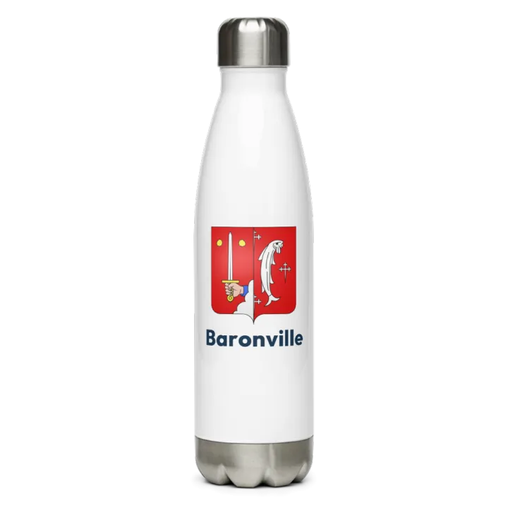 Gourde inox blason de Baronville