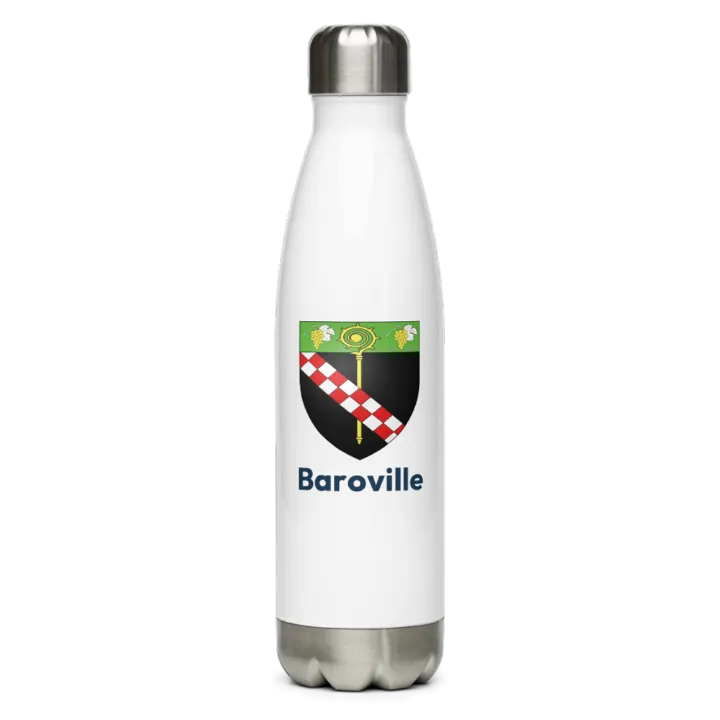 Gourde inox blason de Baroville