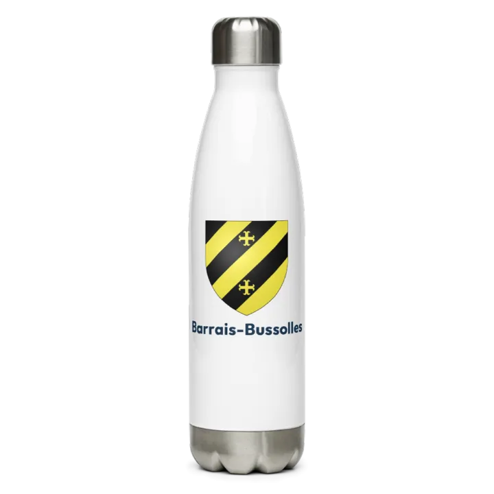 Gourde inox blason de Barrais-Bussolles