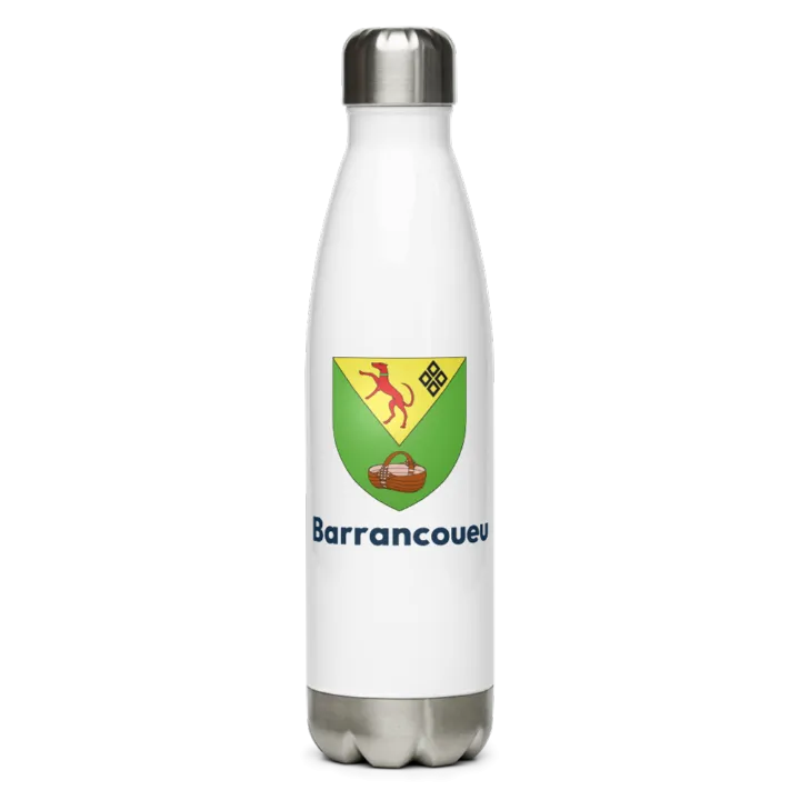 Gourde inox — blason de Barrancoueu