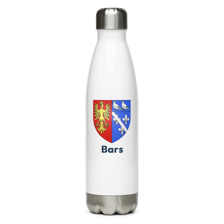 Gourde inox — blason de Bars