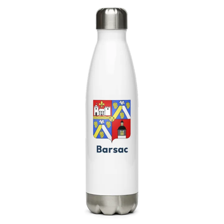 Gourde inox — blason de Barsac