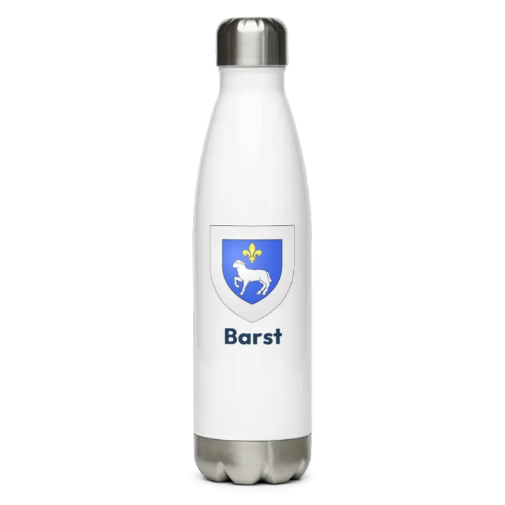 Gourde inox blason de Barst