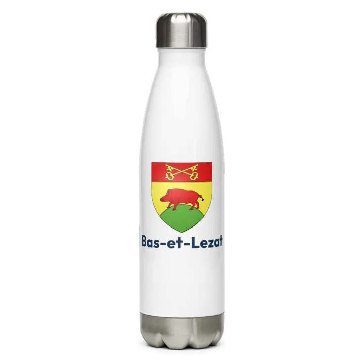 Gourde inox blason de Bas-et-Lezat