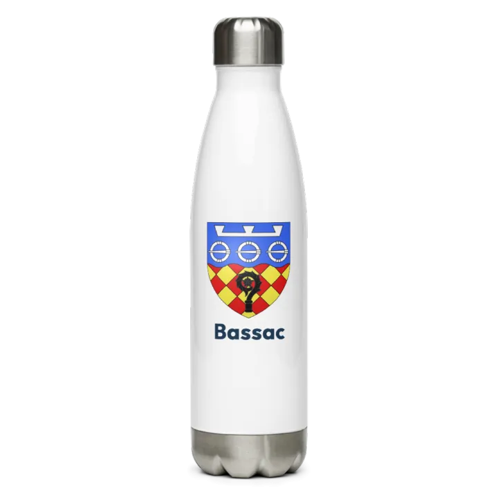 Gourde inox blason de Bassac