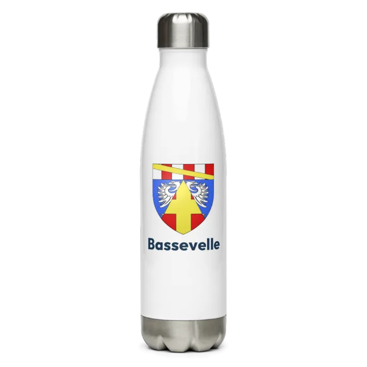 Gourde inox blason de Bassevelle