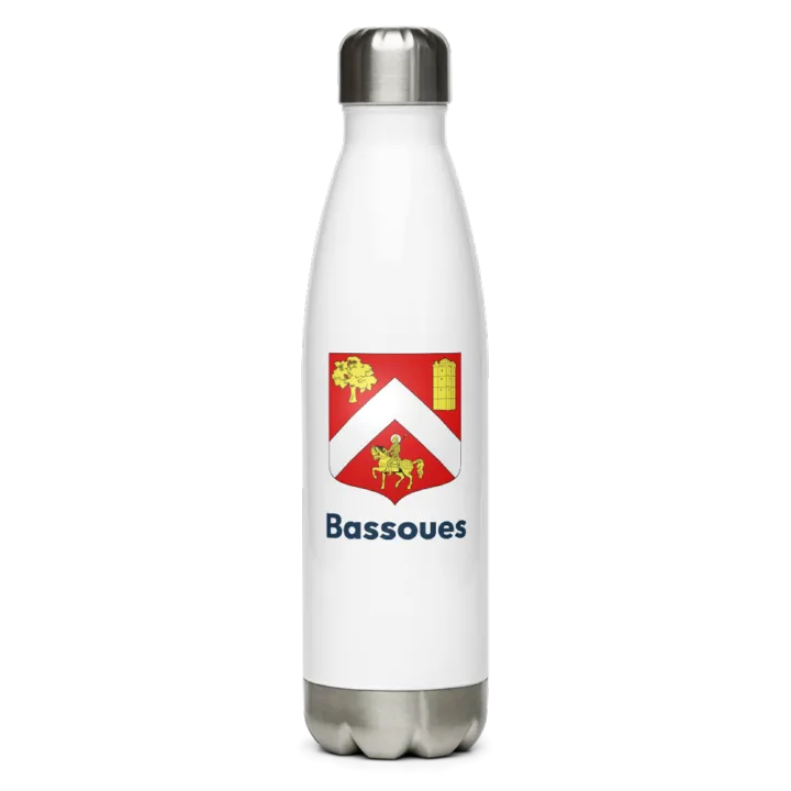 Gourde inox — blason de Bassoues