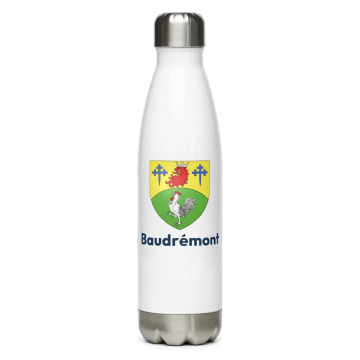 Gourde inox blason de Baudrémont