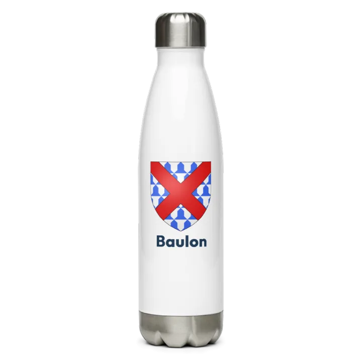 Gourde inox blason de Baulon
