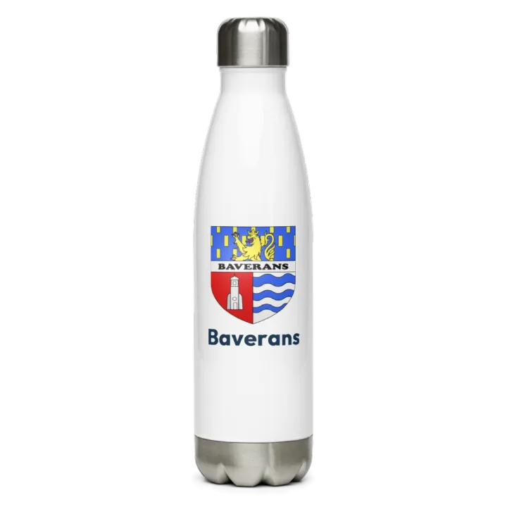 Gourde inox blason de Baverans