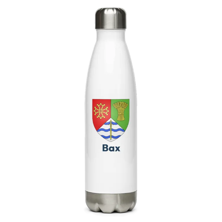Gourde inox blason de Bax