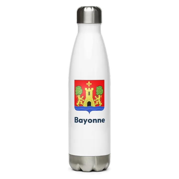 Gourde inox blason de Bayonne