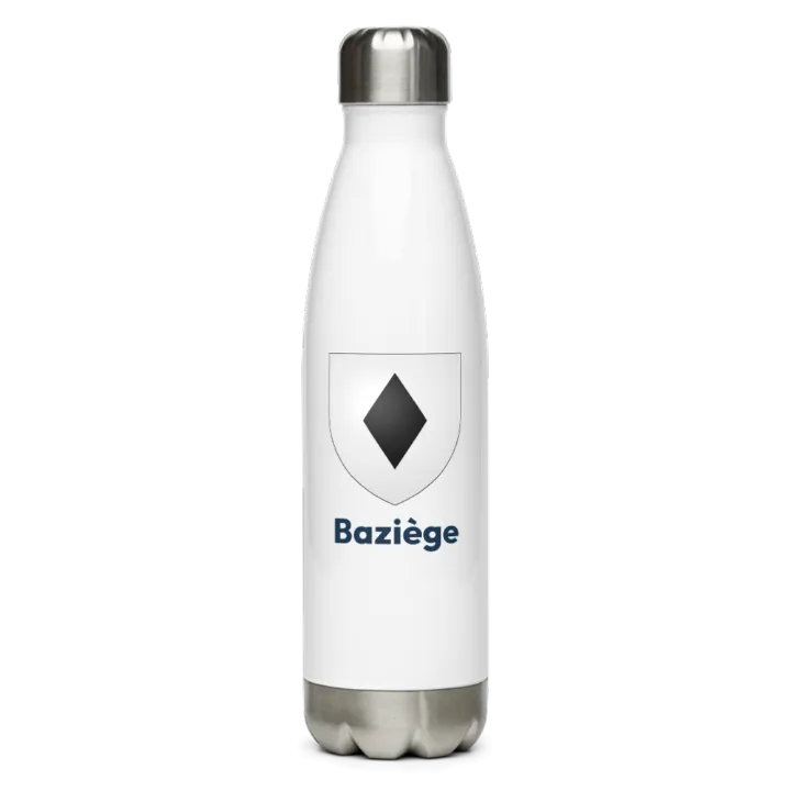 Gourde inox blason de Baziège