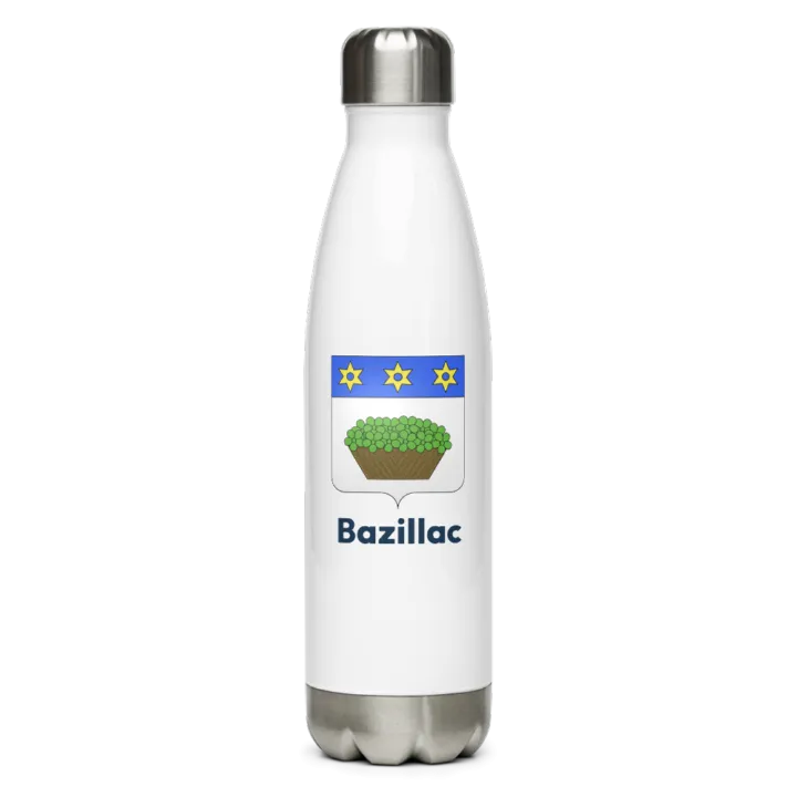 Gourde inox blason de Bazillac