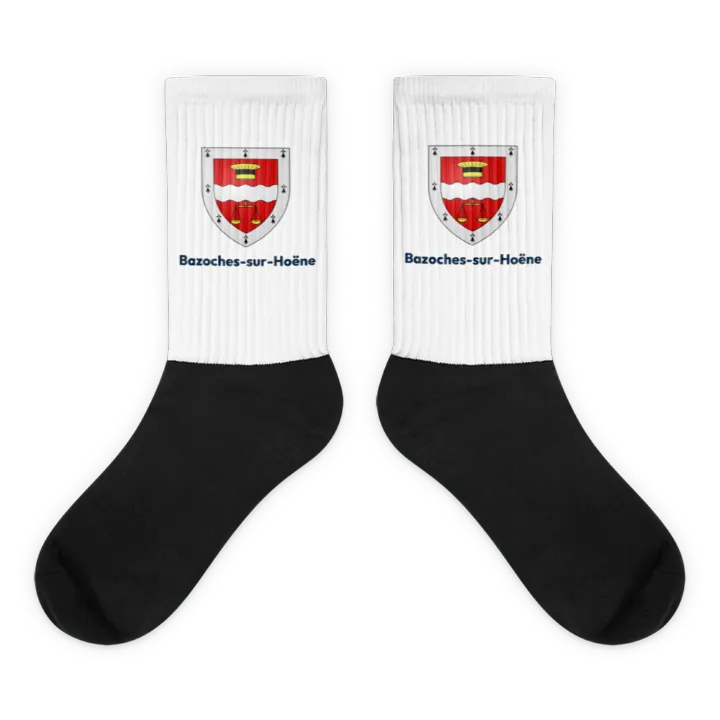 Chaussettes — blason de Bazoches-sur-Hoëne
