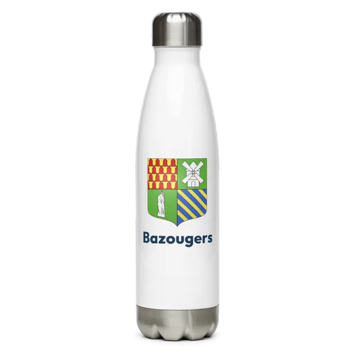 Gourde inox blason de Bazougers